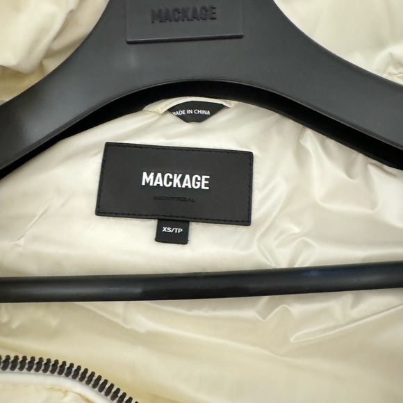 MACKAGE GISELA CREAM XS - BRAND NEW LADIES DOWN VEST - Picture 7 of 8